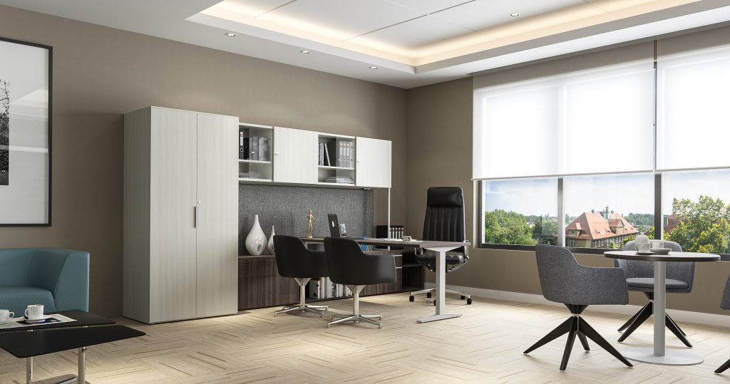 Tremain - Tremain - espacios empresariales - oficina minimalista con render
